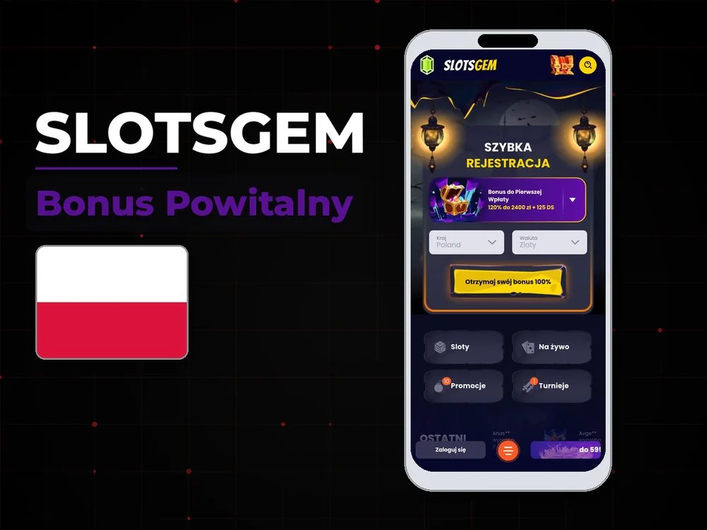 Slotsgem - Bonus Powitalny